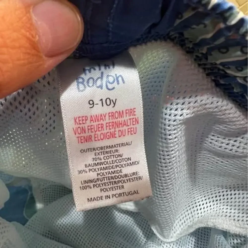 Mini Boden Octopus Swim Trunks